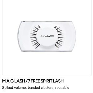 NEW MAC 7 Spirit False Eyelashes Black Reusable